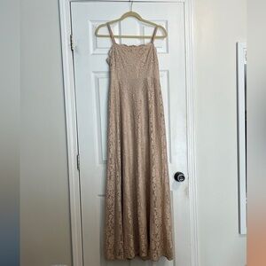 Show Me Your Mumu Cream Lace Bridesmaid Dress